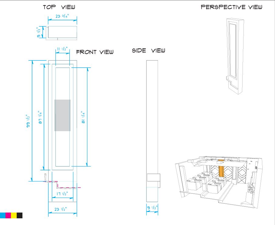 Speaker enclosure column